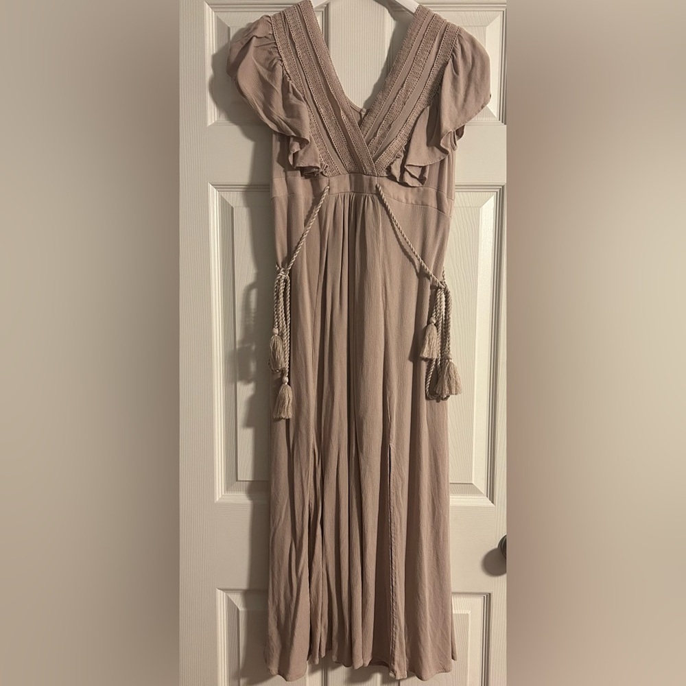 Baltic Born Taupe Maxi Dress